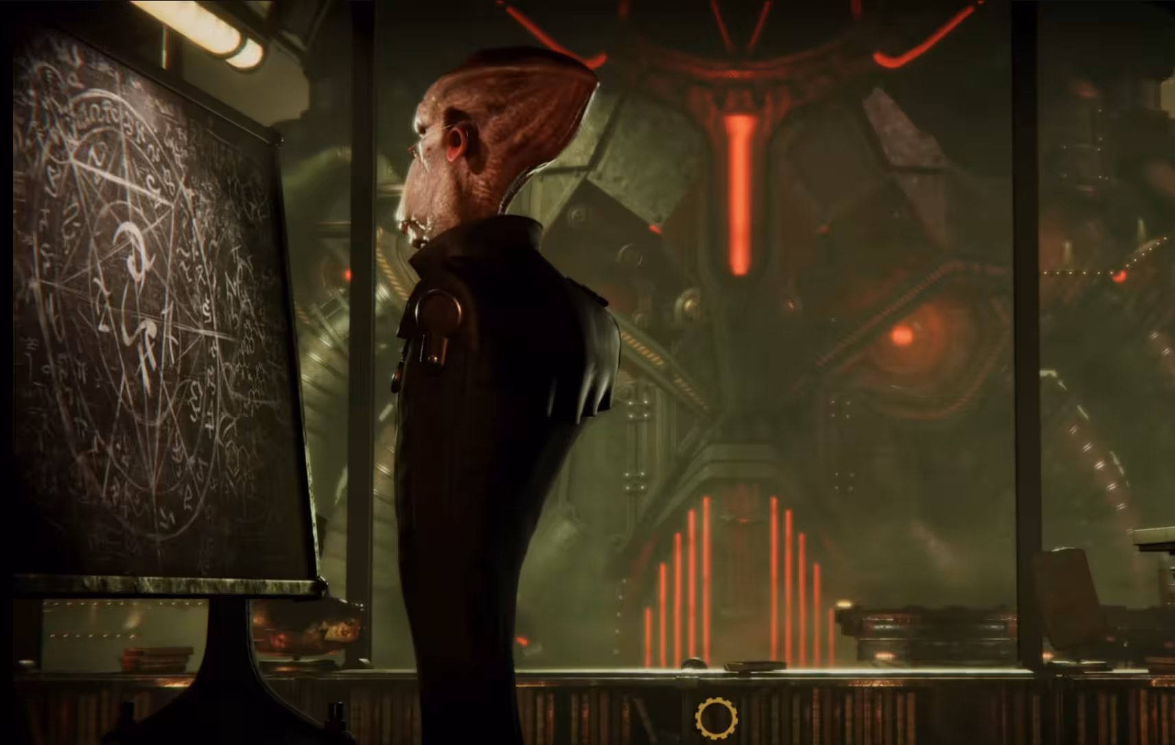 There's no way the alchemical symbols weren't shown for a reason here. You gotta wonder how he drew them though. Naked?