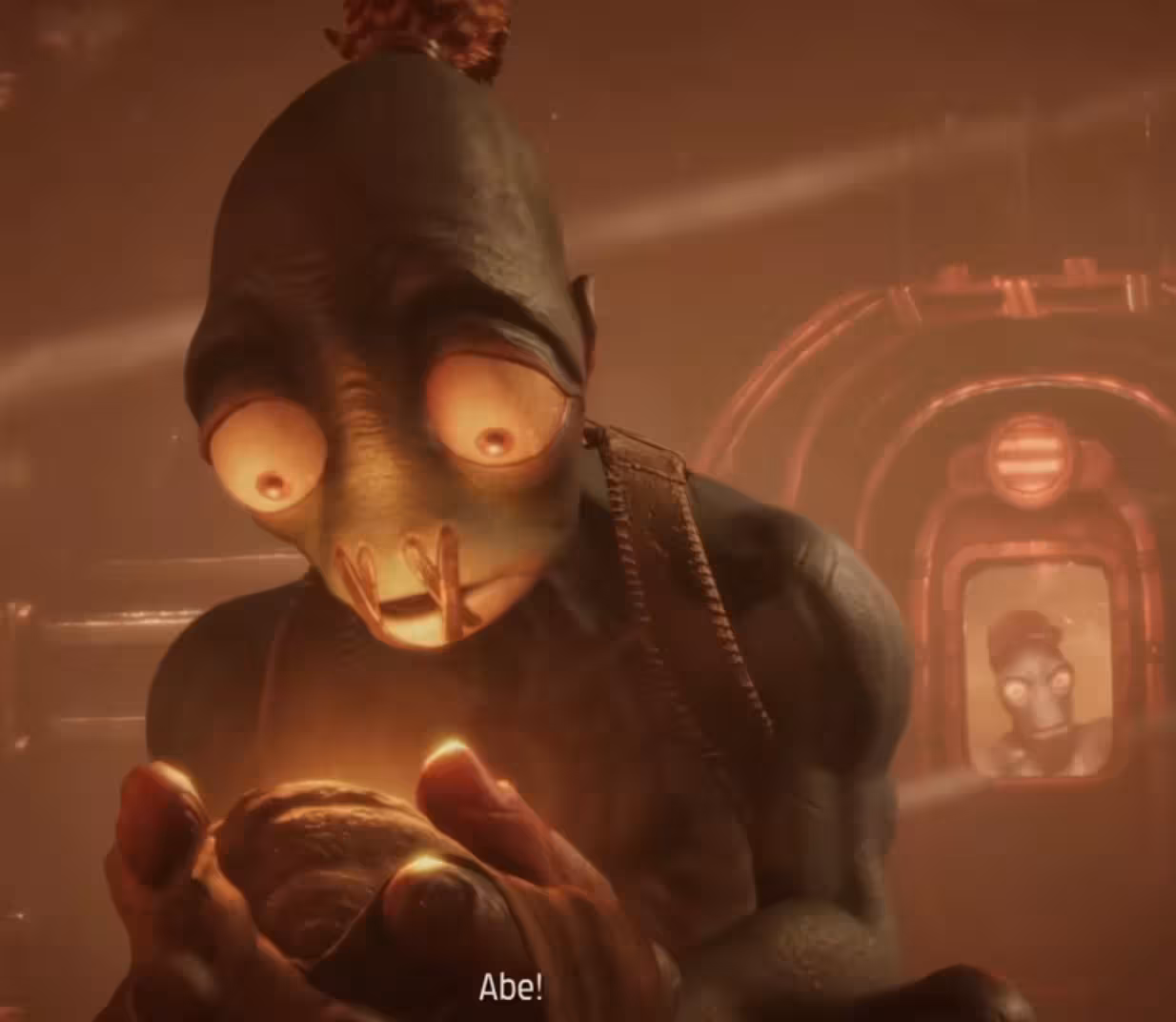 The closest these characters come to a conflict is when their lives are actively threatened and even then it ends up as nothing more as a bit of banging and yelling... which Abe doesn't even notice.